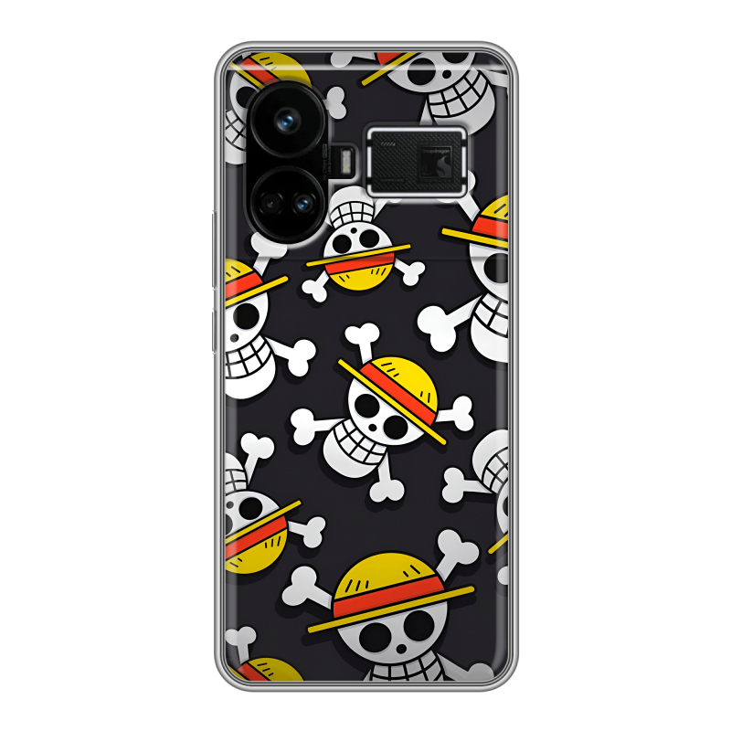 Силиконовый чехол на Realme GT5 с принтом One Piece Ван Пис Силиконовый чехол на Realme GT5 с принтом One Piece Ван Пис