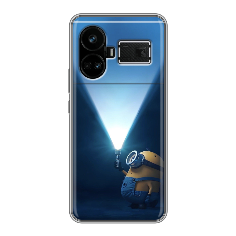 Силиконовый чехол на Realme GT5 с принтом Миньоны Силиконовый чехол на Realme GT5 с принтом Миньоны