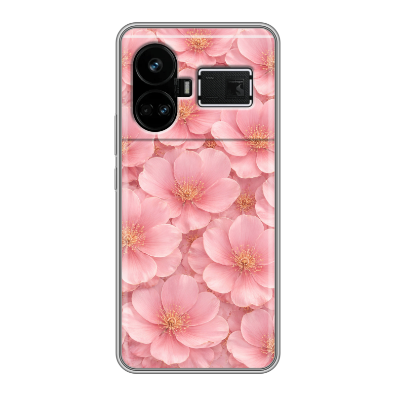 Силиконовый чехол на Realme GT5 с принтом женский Силиконовый чехол на Realme GT5 с принтом женский