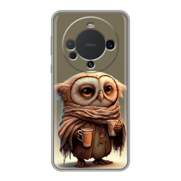 Силиконовый чехол на Huawei Mate 60 с принтом Сова