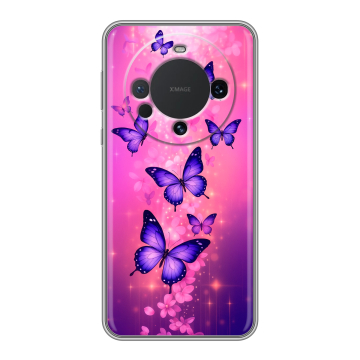 Силиконовый чехол на Huawei Mate 60 с принтом Бабочки