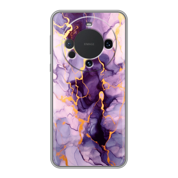 Силиконовый чехол на Huawei Mate 60 с принтом Мрамор