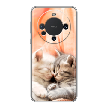Силиконовый чехол на Huawei Mate 60 с принтом Котята