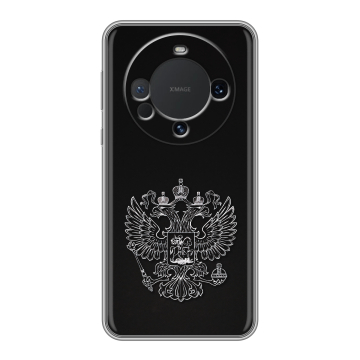Силиконовый чехол на Huawei Mate 60 с принтом Герб России