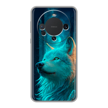 Силиконовый чехол на Huawei Mate 60 с принтом бабочки саккура