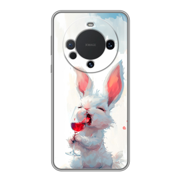 Силиконовый чехол на Huawei Mate 60 с принтом кролик зайчик