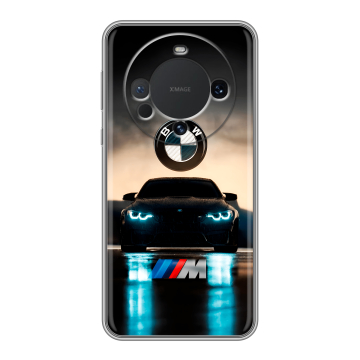 Силиконовый чехол на Huawei Mate 60 с принтом БМВ BMW
