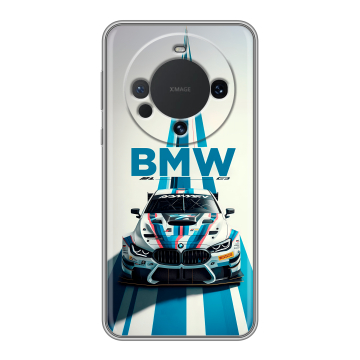 Силиконовый чехол на Huawei Mate 60 с принтом БМВ BMW