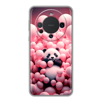 Силиконовый чехол на Huawei Mate 60 с принтом Панда