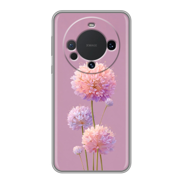 Силиконовый чехол на Huawei Mate 60 с принтом Цветы Силиконовый чехол на Huawei Mate 60 с принтом Цветы