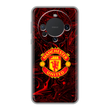 Силиконовый чехол на Huawei Mate 60 с принтом Manchester United Силиконовый чехол на Huawei Mate 60 с принтом Manchester United