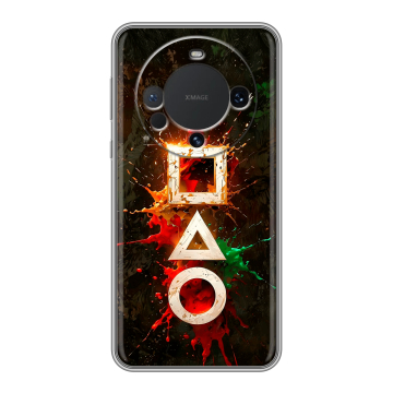 Силиконовый чехол на Huawei Mate 60 с принтом Squid Game Игра кальмара