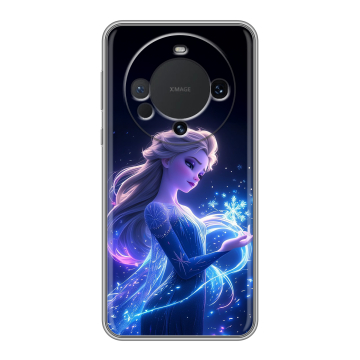 Силиконовый чехол на Huawei Mate 60 с принтом Холодное сердце Frozen