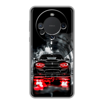 Силиконовый чехол на Huawei Mate 60 с принтом BMW БМВ