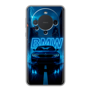 Силиконовый чехол на Huawei Mate 60 с принтом BMW БМВ Силиконовый чехол на Huawei Mate 60 с принтом BMW БМВ