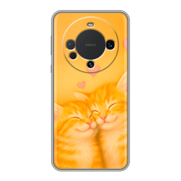 Силиконовый чехол на Huawei Mate 60 с принтом Милые котята
