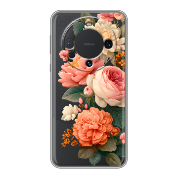 Силиконовый чехол на Huawei Mate 60 с принтом цветы Силиконовый чехол на Huawei Mate 60 с принтом цветы