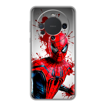 Силиконовый чехол на Huawei Mate 60 с принтом Spiderman Человек паук