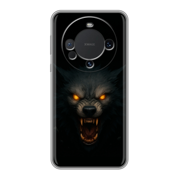 Силиконовый чехол на Huawei Mate 60 с принтом Волк Силиконовый чехол на Huawei Mate 60 с принтом Волк