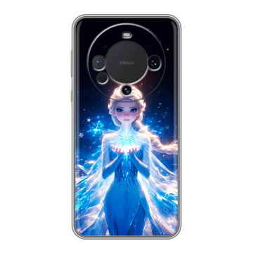 Силиконовый чехол на Huawei Mate 60 с принтом Холодное сердце Frozen