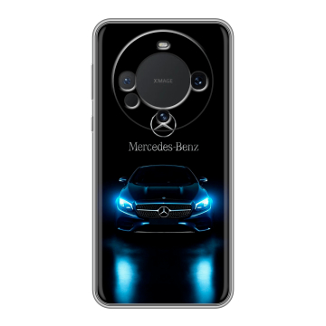 Силиконовый чехол на Huawei Mate 60 с принтом Mercedes Мерседес