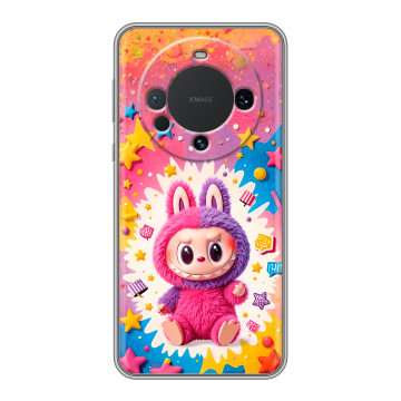 Силиконовый чехол на Huawei Mate 60 с принтом Labubu Лабубу