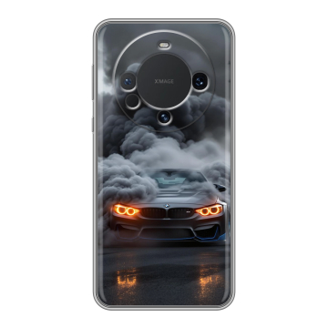 Силиконовый чехол на Huawei Mate 60 с принтом BMW БМВ