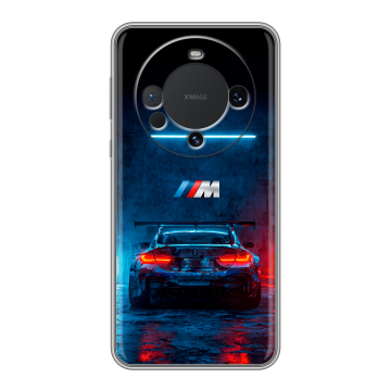 Силиконовый чехол на Huawei Mate 60 с принтом BMW БМВ