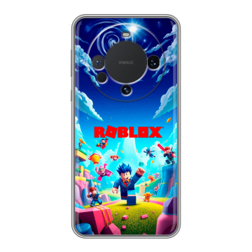 Силиконовый чехол на Huawei Mate 60 с принтом Roblox Роблокс
