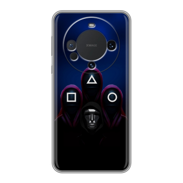 Силиконовый чехол на Huawei Mate 60 с принтом Игра Кальмара