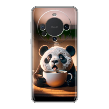 Силиконовый чехол на Huawei Mate 60 с принтом смешная панда