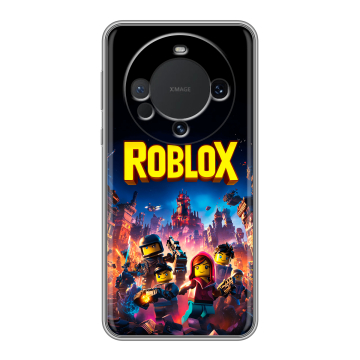 Силиконовый чехол на Huawei Mate 60 с принтом Roblox Роблокс