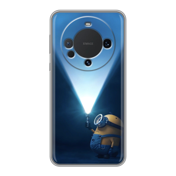 Силиконовый чехол на Huawei Mate 60 с принтом Миньоны