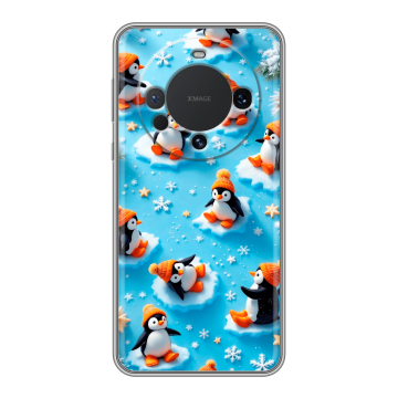 Силиконовый чехол на Huawei Mate 60 с принтом Новый год