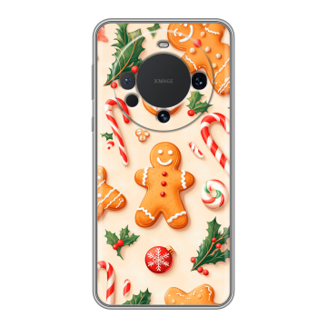 Силиконовый чехол на Huawei Mate 60 с принтом Новый год