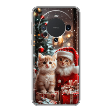 Силиконовый чехол на Huawei Mate 60 с принтом Новый год