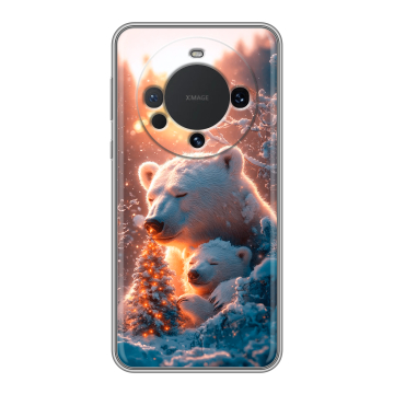 Силиконовый чехол на Huawei Mate 60 с принтом Новый год Силиконовый чехол на Huawei Mate 60 с принтом Новый год