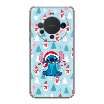 Силиконовый чехол на Huawei Mate 60 с принтом Стич Новый год Силиконовый чехол на Huawei Mate 60 с принтом Стич Новый год