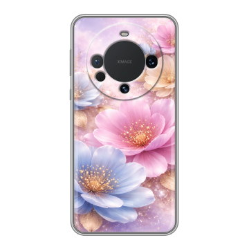 Силиконовый чехол на Huawei Mate 60 с принтом женский