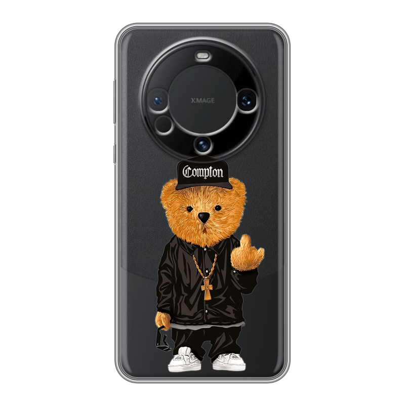 Силиконовый чехол на Huawei Mate 60 с принтом Мишка Силиконовый чехол на Huawei Mate 60 с принтом Мишка