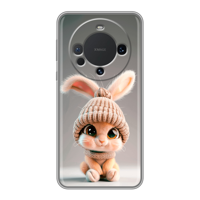 Силиконовый чехол на Huawei Mate 60 с принтом Кролик Силиконовый чехол на Huawei Mate 60 с принтом Кролик