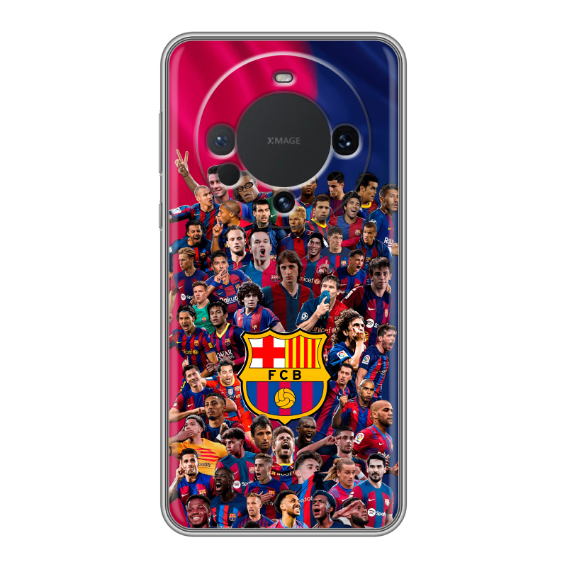 Силиконовый чехол на Huawei Mate 60 с принтом Барселона Barcelona Силиконовый чехол на Huawei Mate 60 с принтом Барселона Barcelona