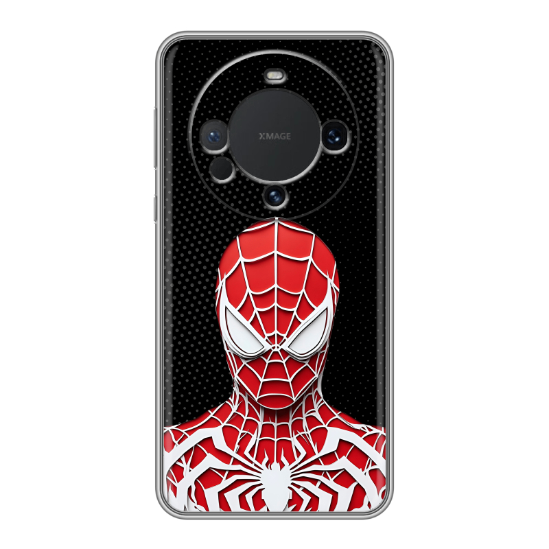 Силиконовый чехол на Huawei Mate 60 с принтом человек паук spiderman Силиконовый чехол на Huawei Mate 60 с принтом человек паук spiderman