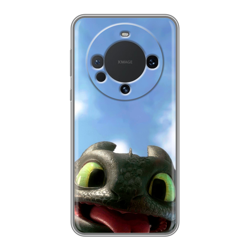 Силиконовый чехол на Huawei Mate 60 с принтом Как приручить дракона Силиконовый чехол на Huawei Mate 60 с принтом Как приручить дракона