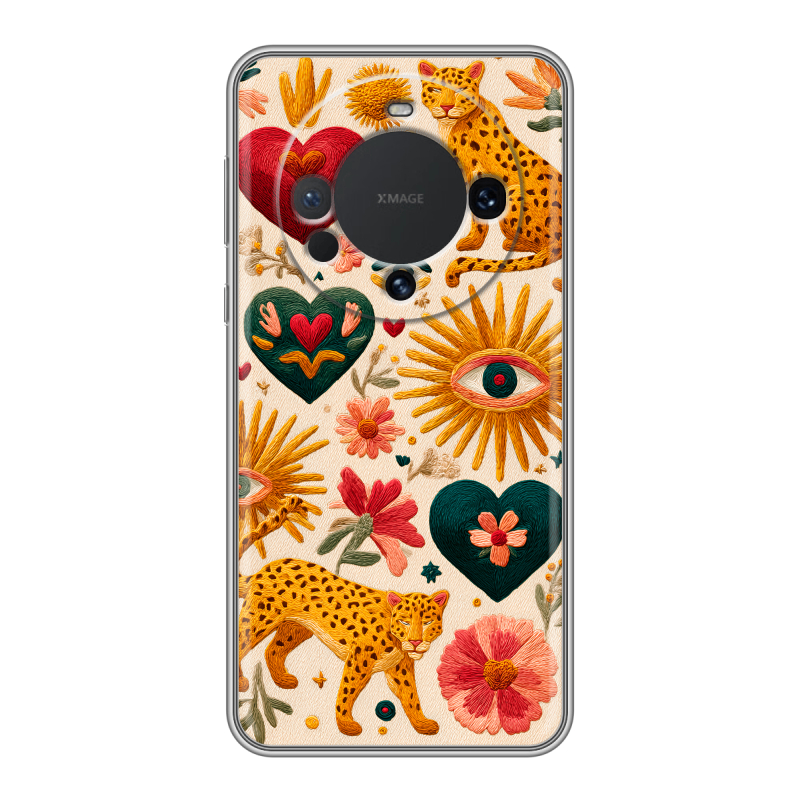 Силиконовый чехол на Huawei Mate 60 с принтом Модный принт Силиконовый чехол на Huawei Mate 60 с принтом Модный принт