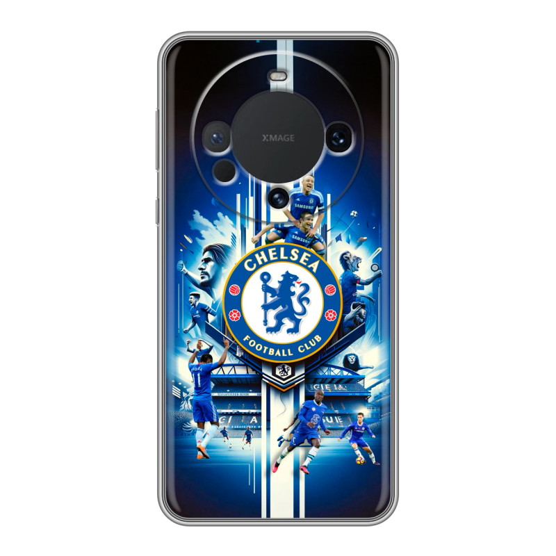 Силиконовый чехол на Huawei Mate 60 с принтом Chelsea Челси Силиконовый чехол на Huawei Mate 60 с принтом Chelsea Челси