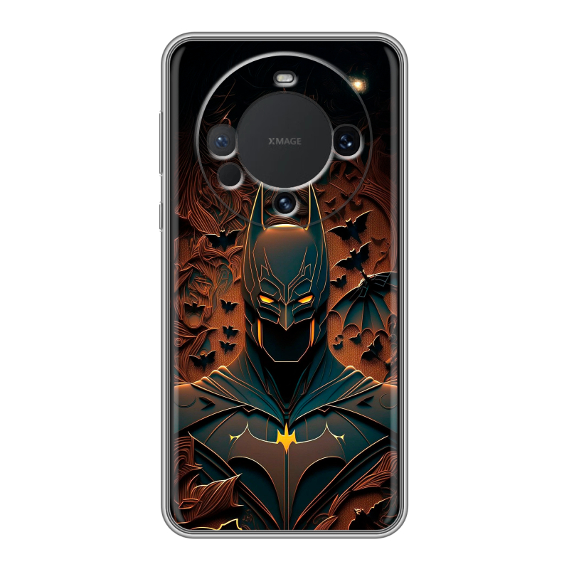 Силиконовый чехол на Huawei Mate 60 с принтом Batman Бэтмен Силиконовый чехол на Huawei Mate 60 с принтом Batman Бэтмен