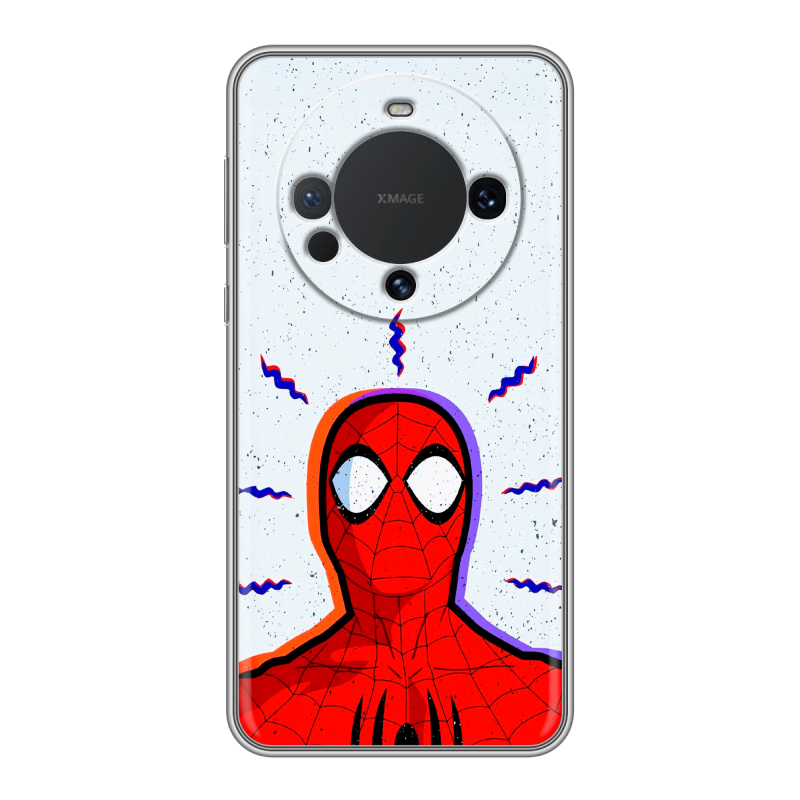 Силиконовый чехол на Huawei Mate 60 с принтом Spiderman Человек паук Силиконовый чехол на Huawei Mate 60 с принтом Spiderman Человек паук