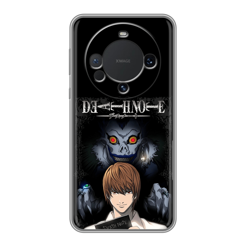 Силиконовый чехол на Huawei Mate 60 с принтом Death note Тетрадь смерти Силиконовый чехол на Huawei Mate 60 с принтом Death note Тетрадь смерти