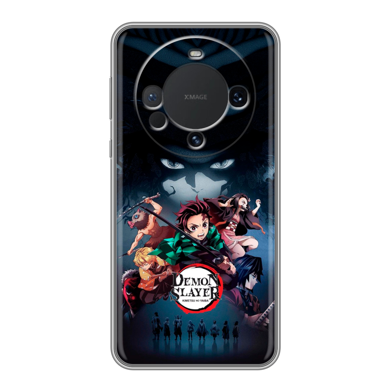 Силиконовый чехол на Huawei Mate 60 с принтом Demon Slayer Клинок рассекающий демонов Силиконовый чехол на Huawei Mate 60 с принтом Demon Slayer Клинок рассекающий демонов